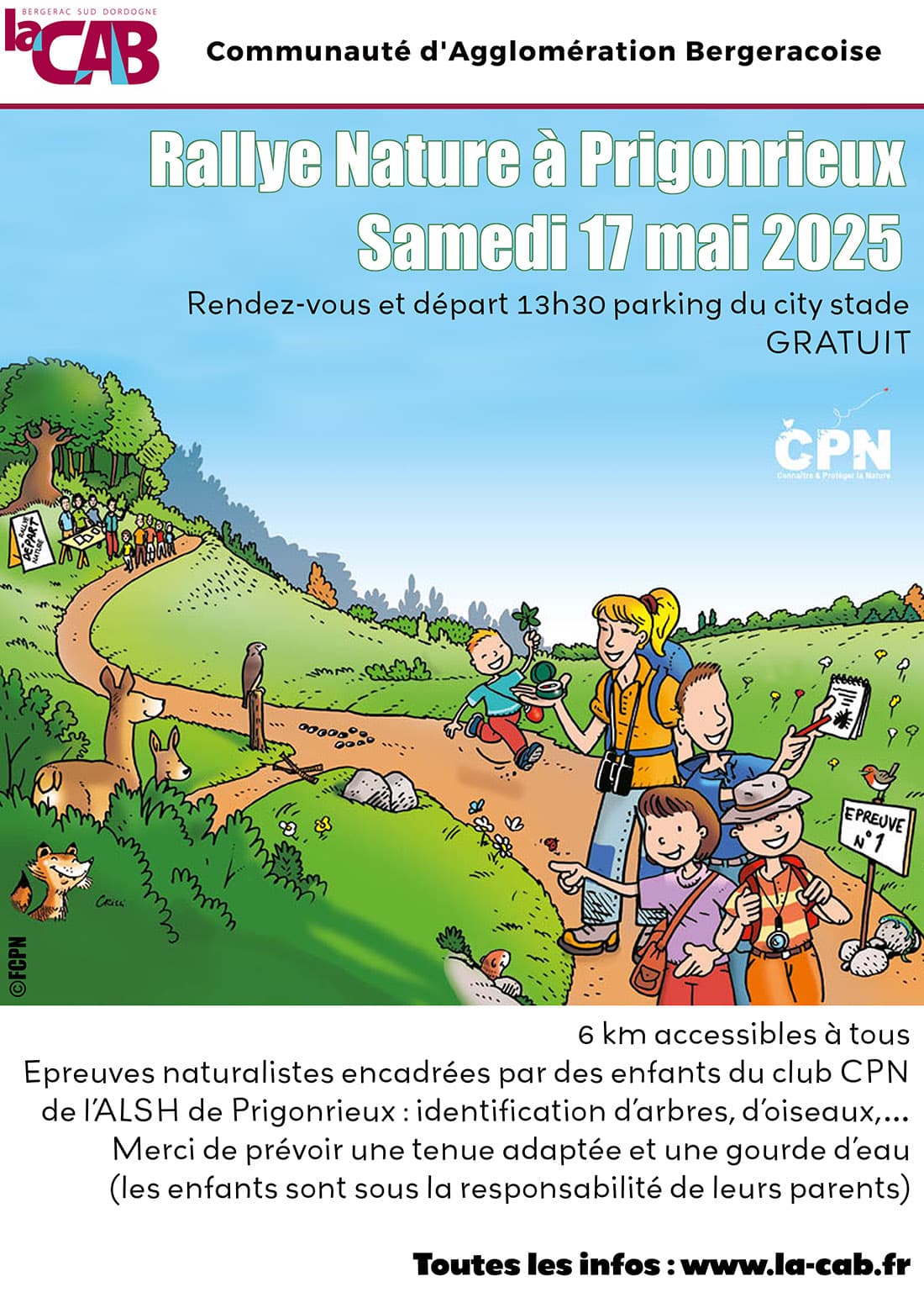 Rallye Nature à Prigonrieux
