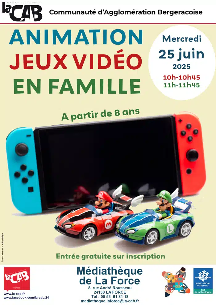 Animation Jeux vidéo en famille Animation Jeux vidéo en famille