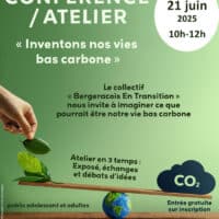 Conférence / Atelier : « Inventons nos vies bas carbone »
