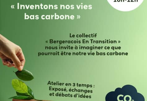 Conférence / Atelier : « Inventons nos vies bas carbone »