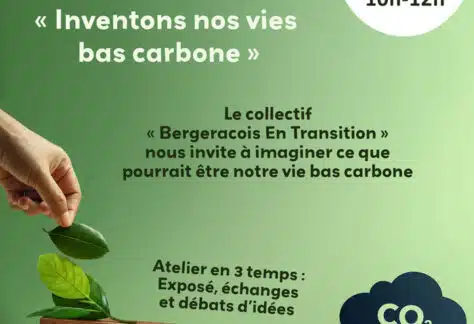 Conférence / Atelier : « Inventons nos vies bas carbone »