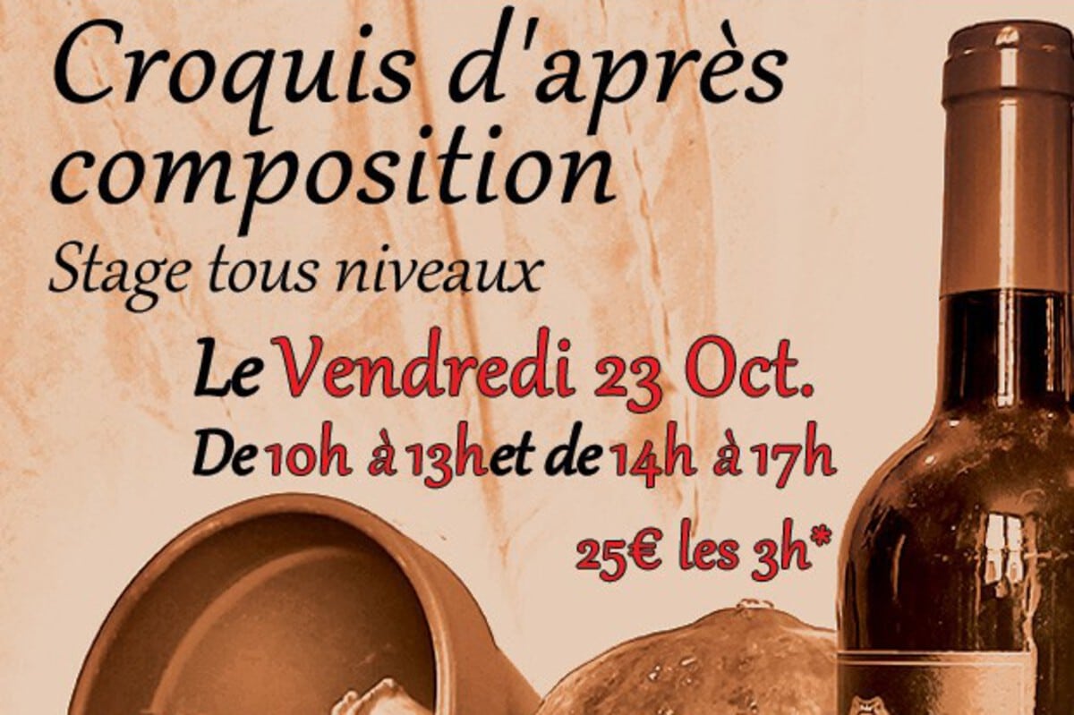 Stage “Croquis d’après composition” | Galerie Garance