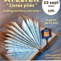 Atelier livres pliés
