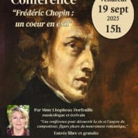Conférence Frédéric Chopin "un cœur en exil" par Michèle Lhopiteau-Dorfeuille