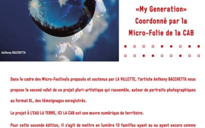 Micro Folie de la CAB – Micro Festival Acte II « A L’EAU LA TERRE ICI LA CAB »