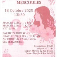 Affiche octobre rose Mescoules