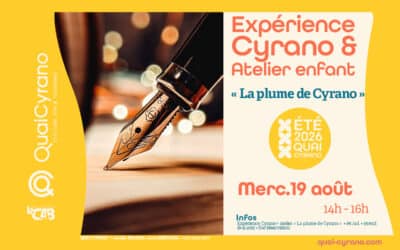 Expérience Cyrano & atelier « La plume de Cyrano » (calligraphie)