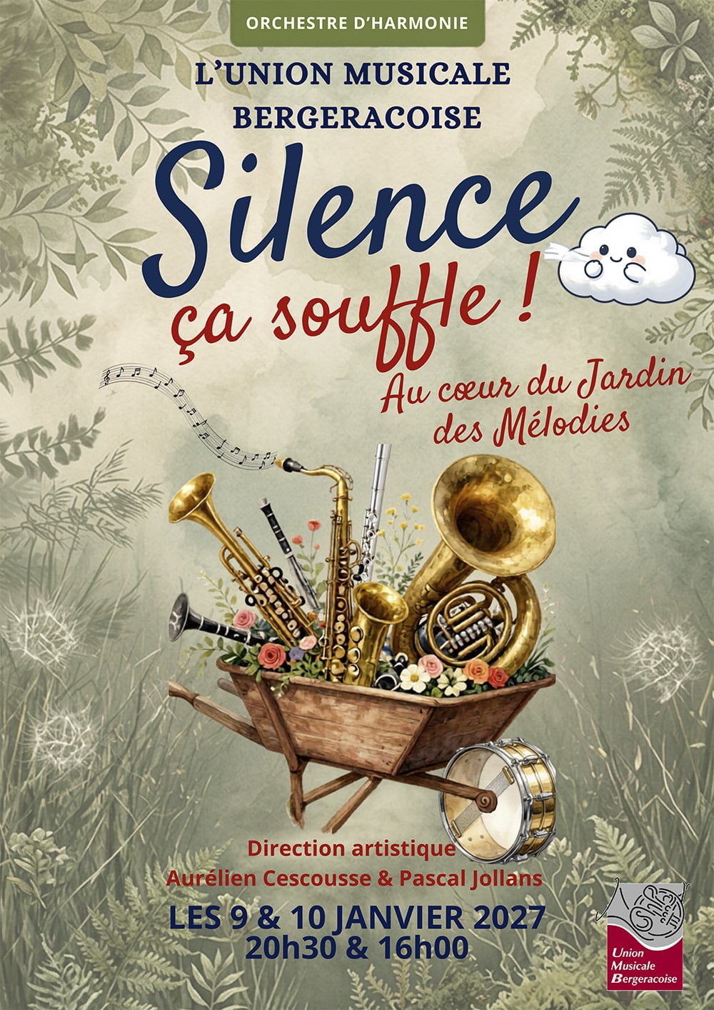 Concert du nouvel An : Silence, ça souffle ! Au coeur du Jardin des Mélodies