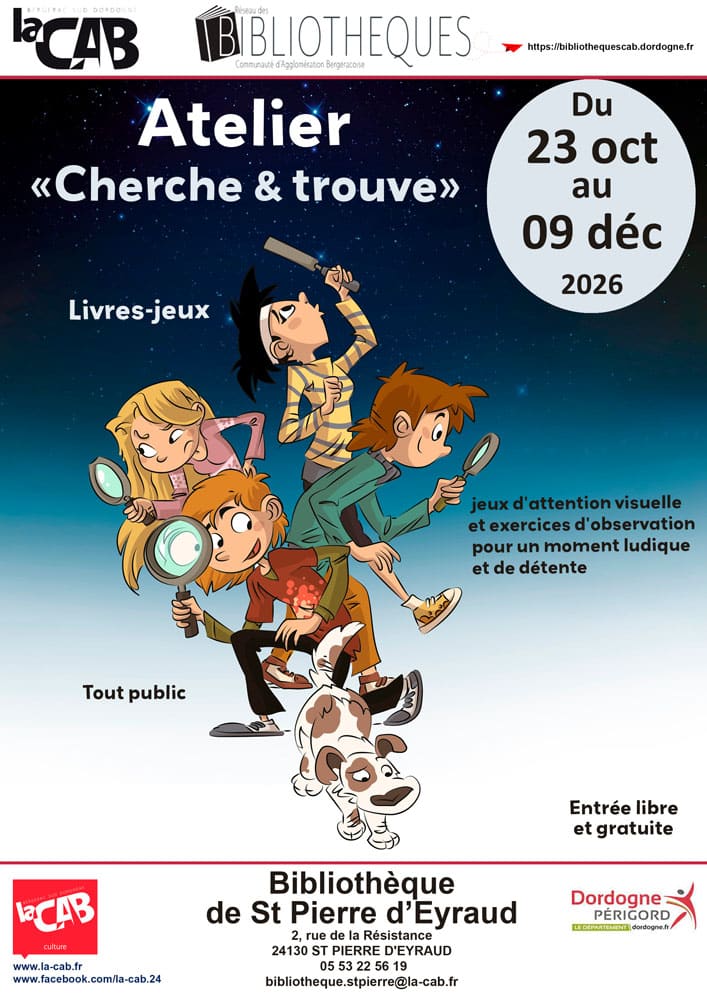 Atelier “cherche & trouve”