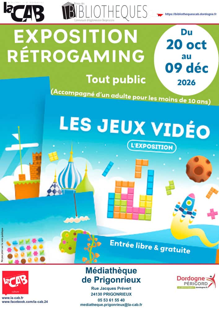 Exposition rétrogaming : L’histoire du jeu vidéo. 