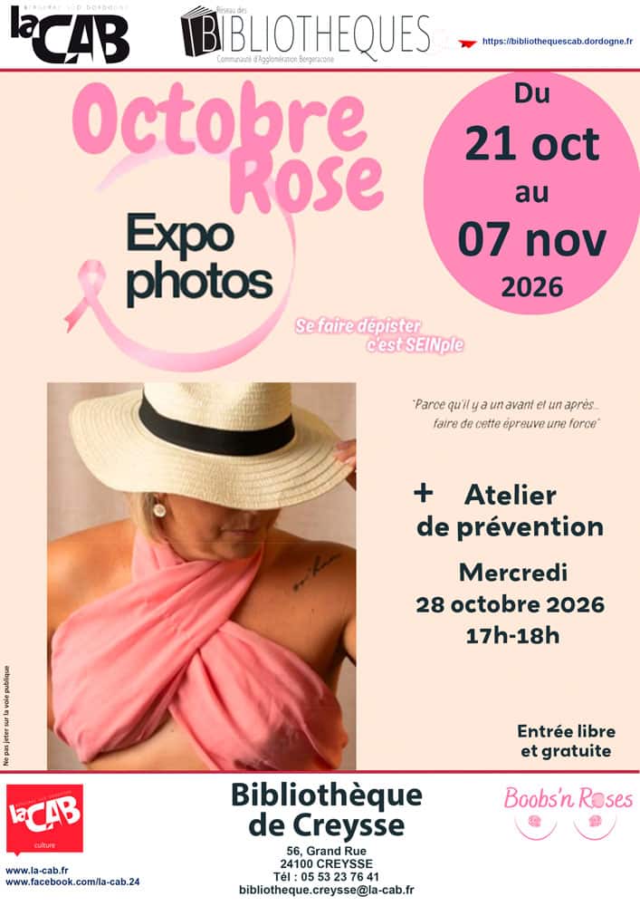 Expos photos Octobre rose