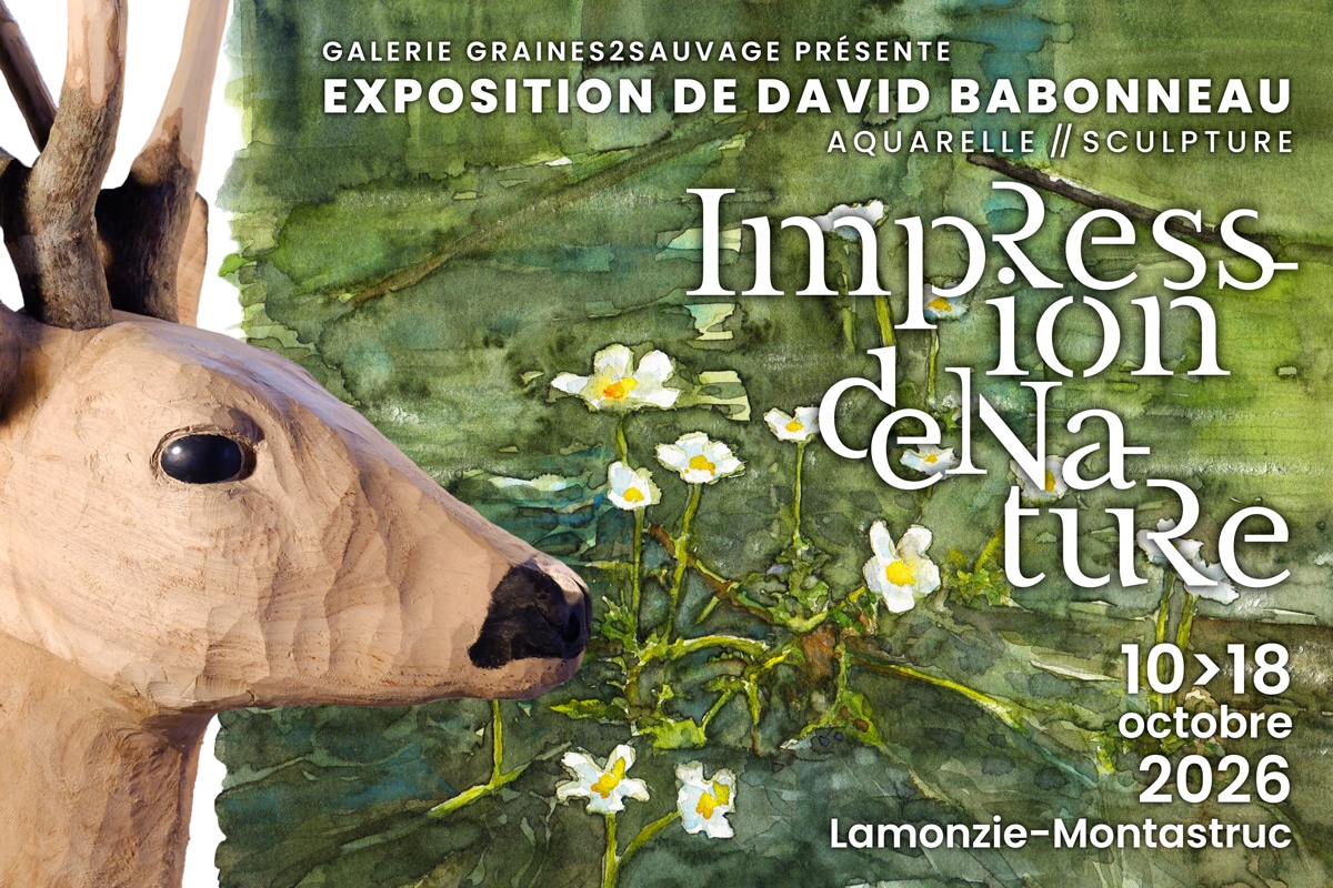 Exposition d’aquarelles et de sculpture “Impression de nature”