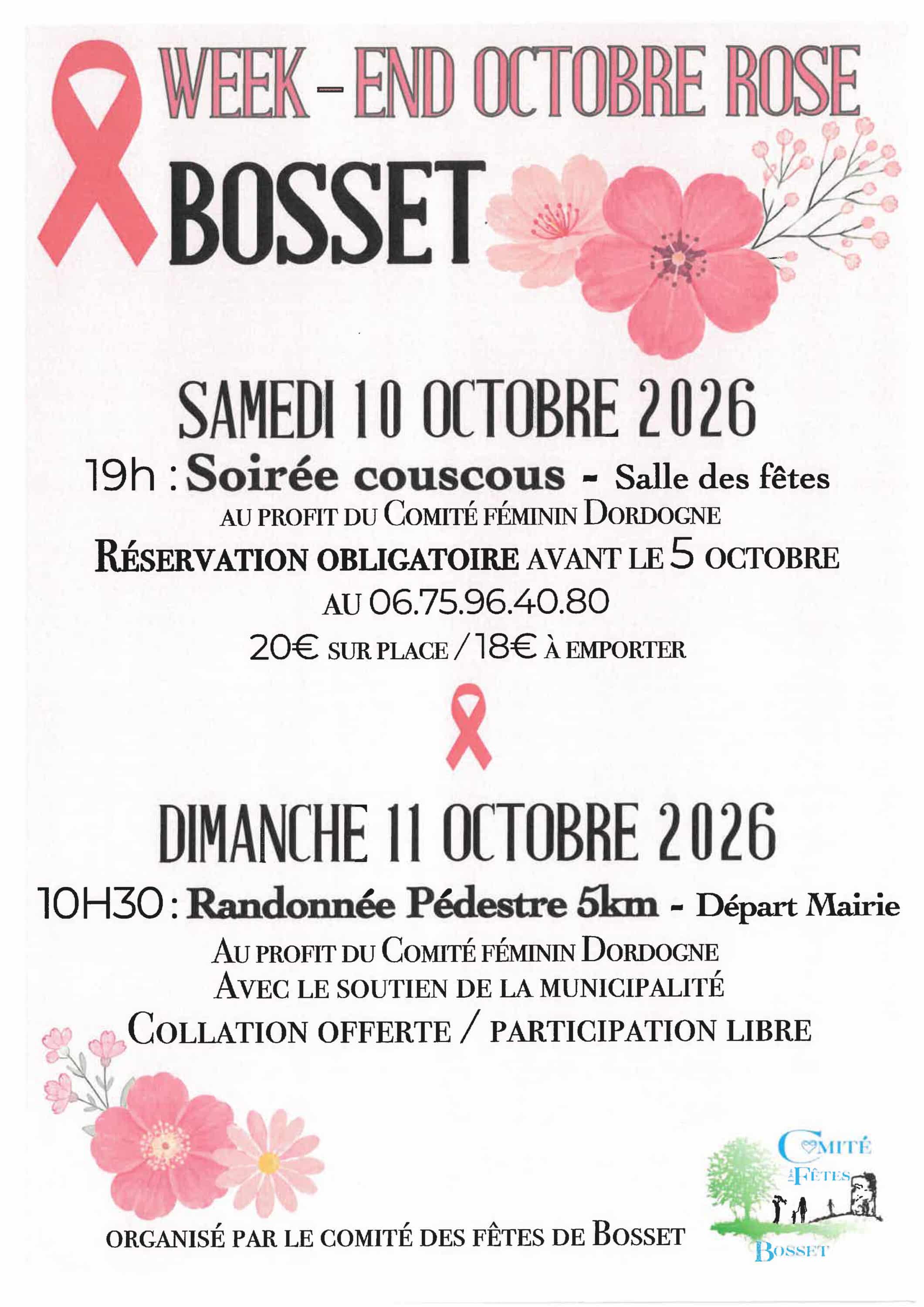 Octobre rose – Bosset