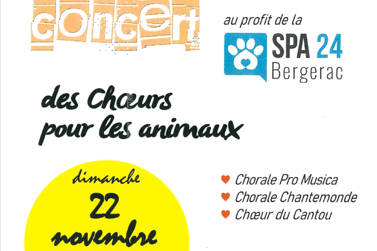 SPA | Concert des Choeurs pour les animaux