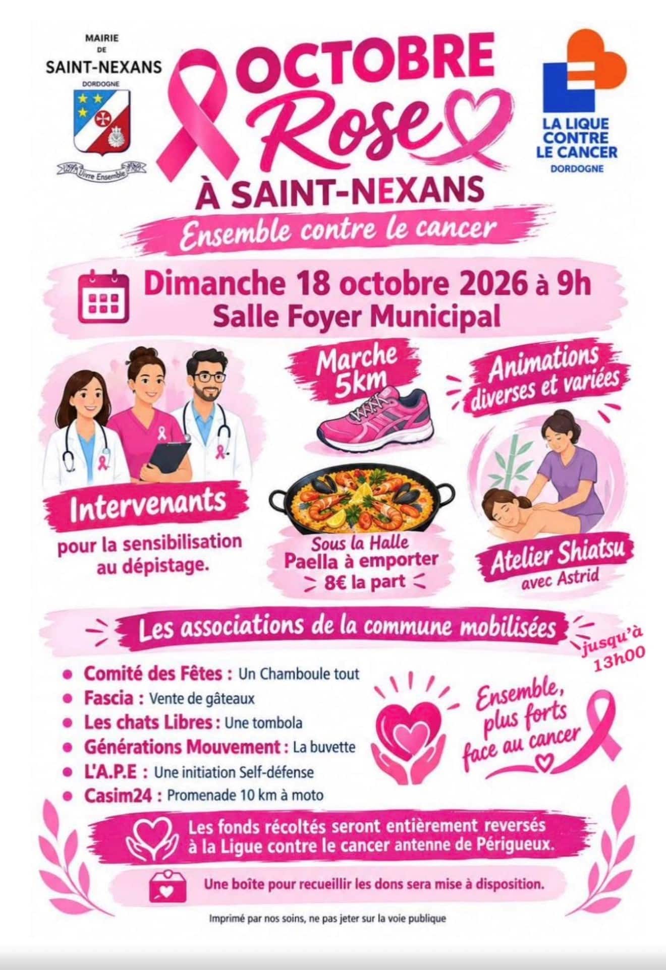 Octobre rose – Saint Nexans