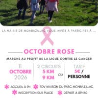 Affiche Octobre rose - monbazillac