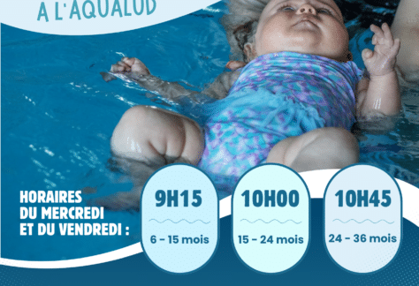 Aqualud séances bébé nageur gratuites