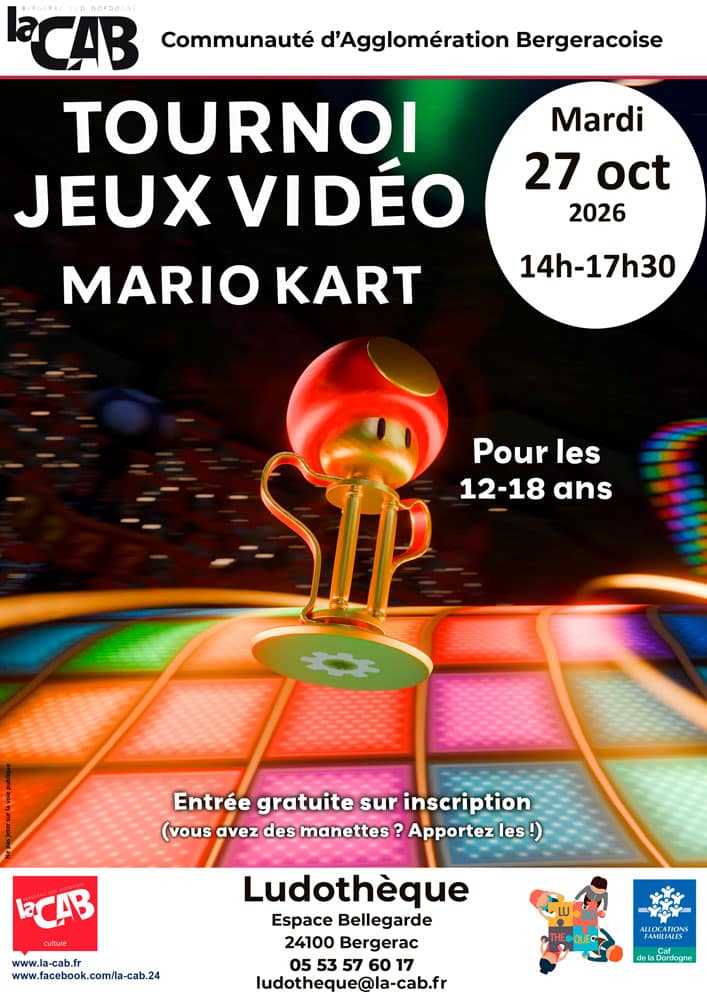 Tournoi jeux vidéo : Mario Kart