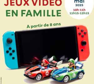 Animation Jeux vidéos en famille à la ludothèque de la CAB