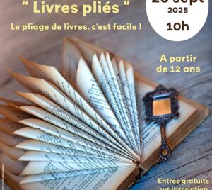 Atelier livres pliés
